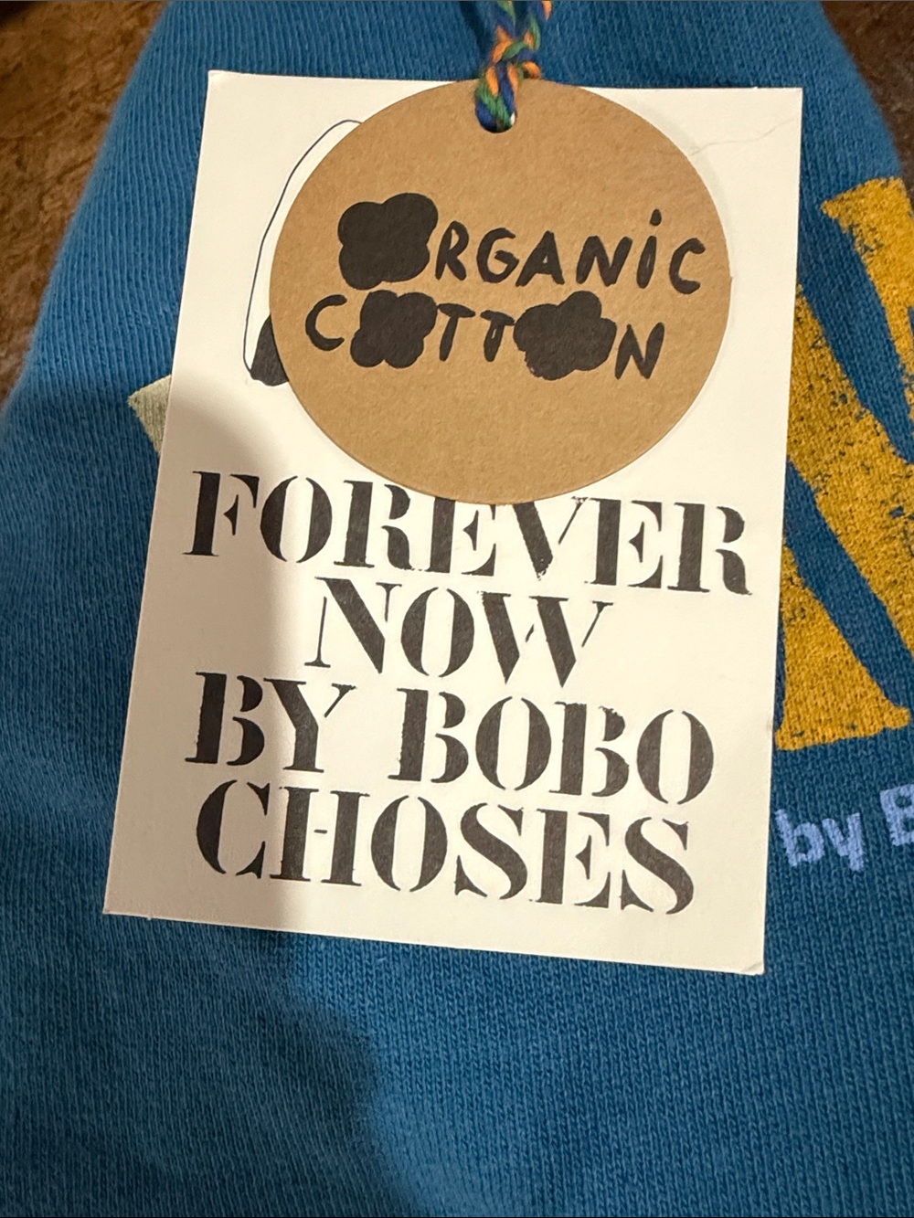 Bobo Choses Blue 'LIMBO' Multicolor Lettering Sweatshirt - Picture 9 of 9